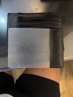 Mont Blanc Black Leather Card Organizer